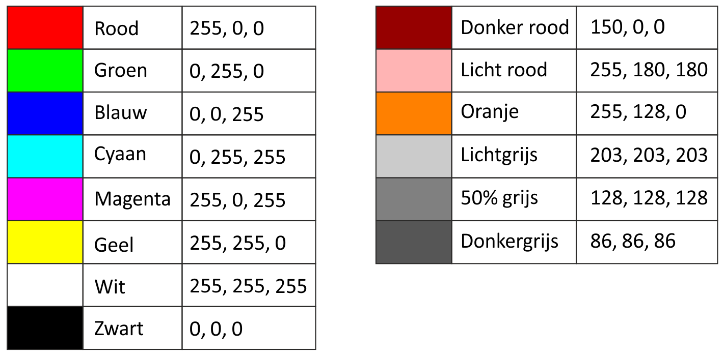 RGB-kleuren