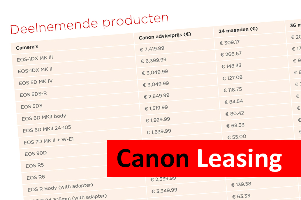 Canon-leasing