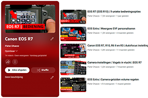 YouTube | Playlist Canon EOS R7