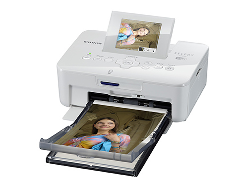 SELPHY CP910 FSL LCD up paper tray White-285px