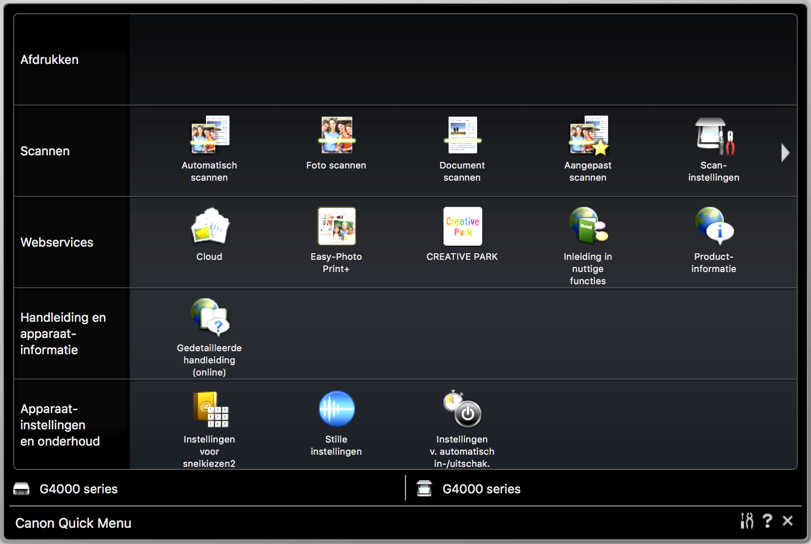 quickmenu