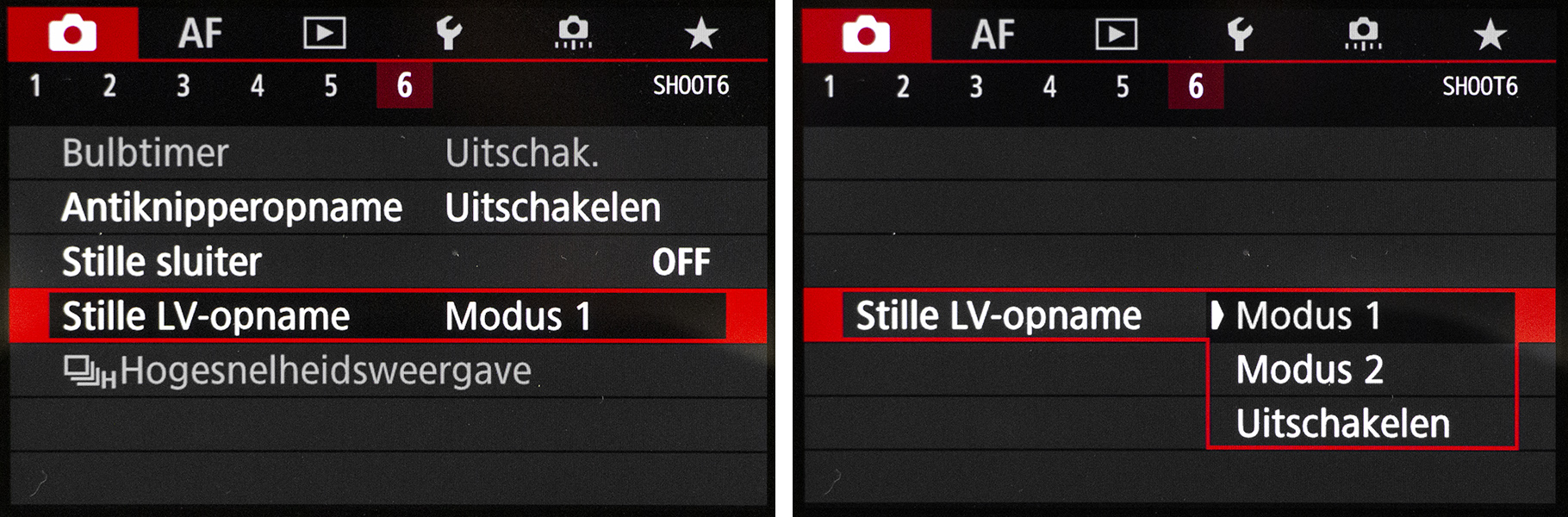 Stille LV-modus