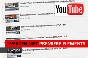 YouTube Werken met Premiere Elements