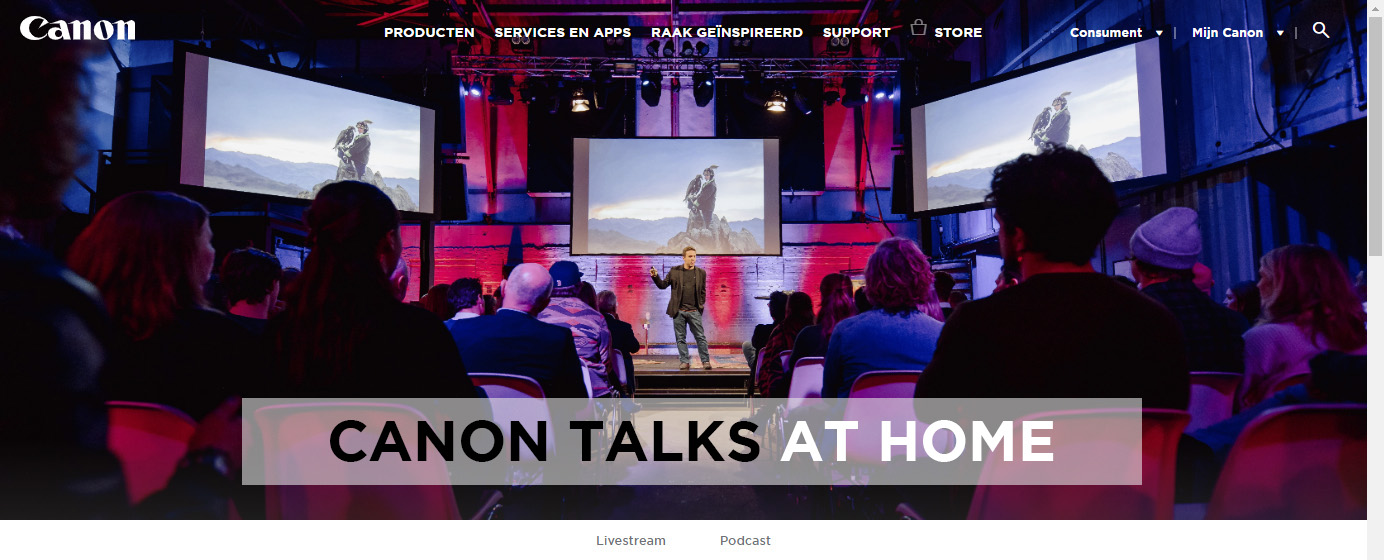 Canon Talks Home