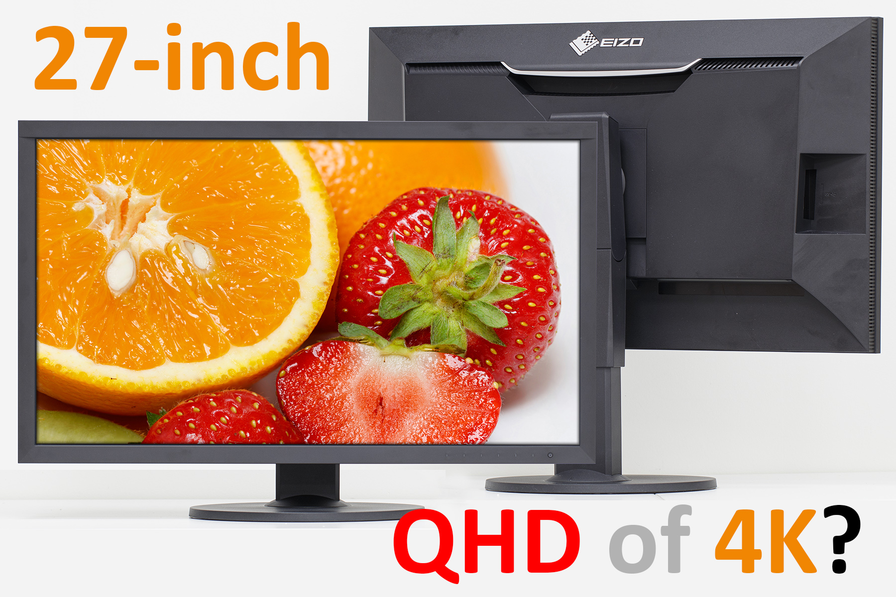 het is nutteloos De andere dag Voorzichtig 27-inch monitor | QHD of 4K?