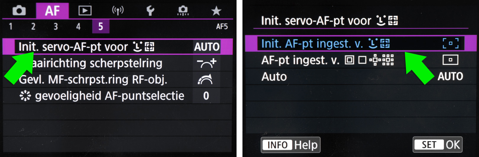 Initieel AF-punt