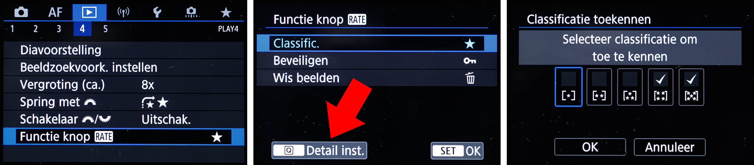 rate-knop config