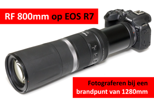 f=1280mm | RF 800mm op EOS R7