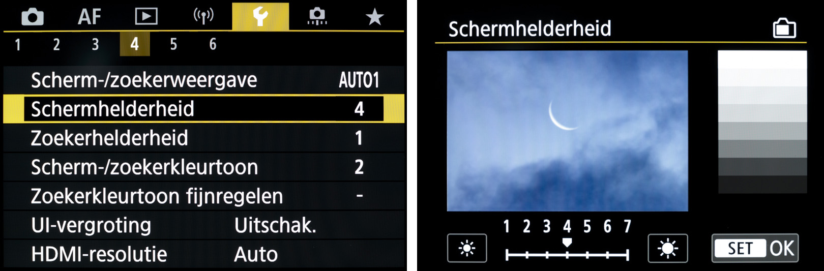 LCD-helderheid