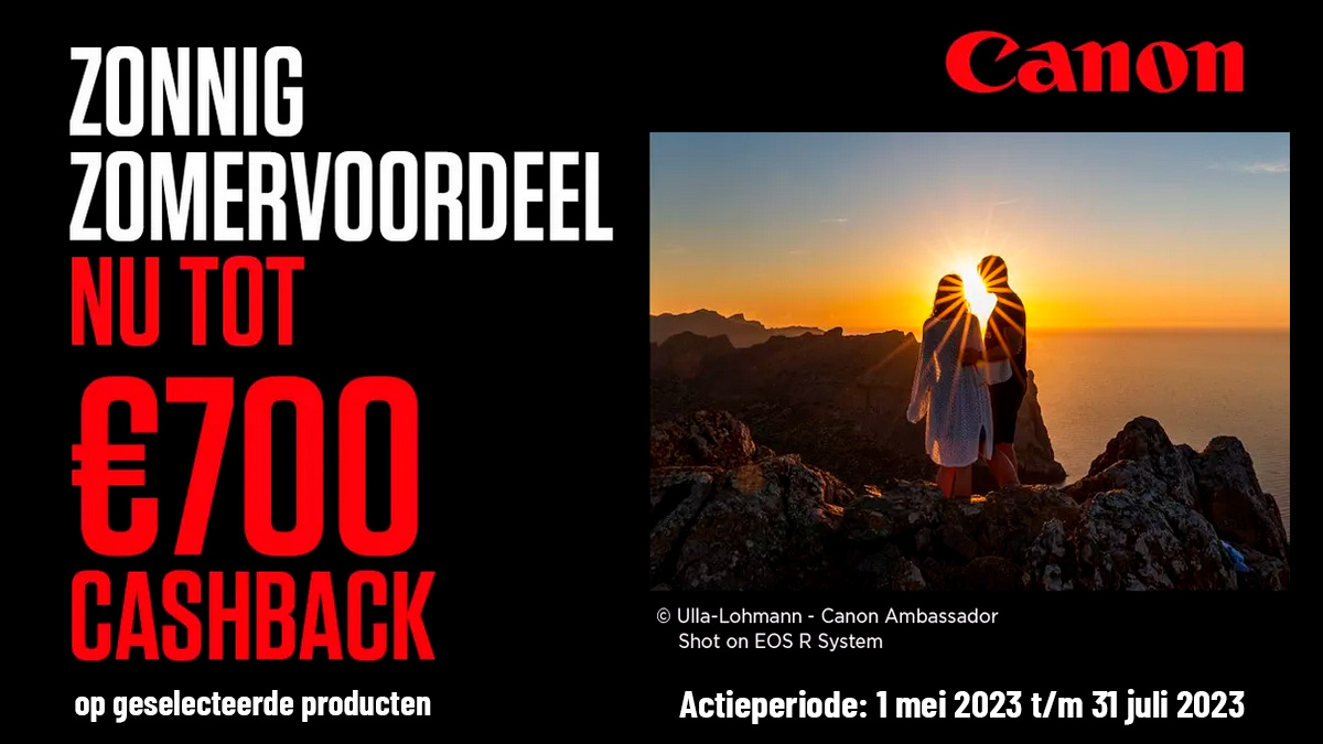 Canon zomer cashback visual