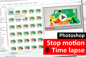 Photoshop | Timelapse of stop motion maken