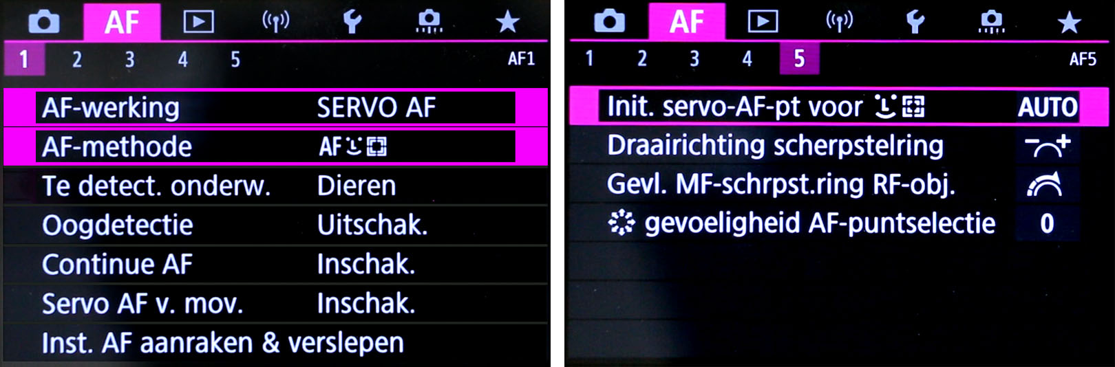 servo-volgen