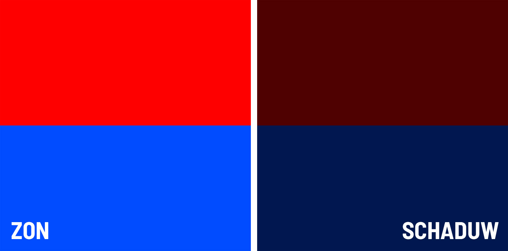 kleurcontrast lichthoeveelheid