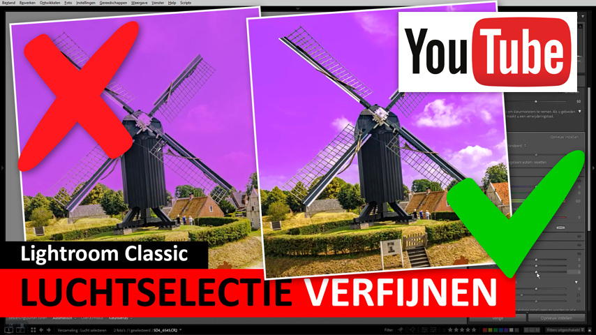 luchtselectie kleurbereik visual