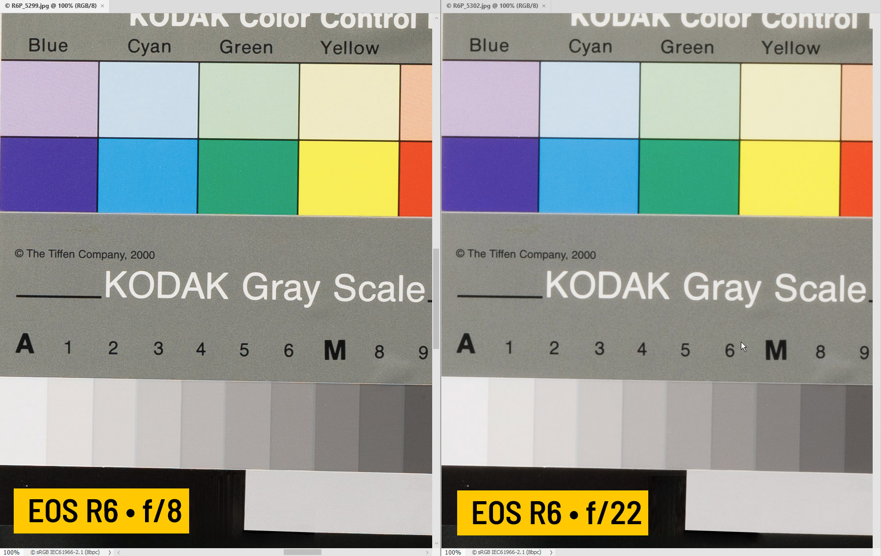 EOS R6 max en f22