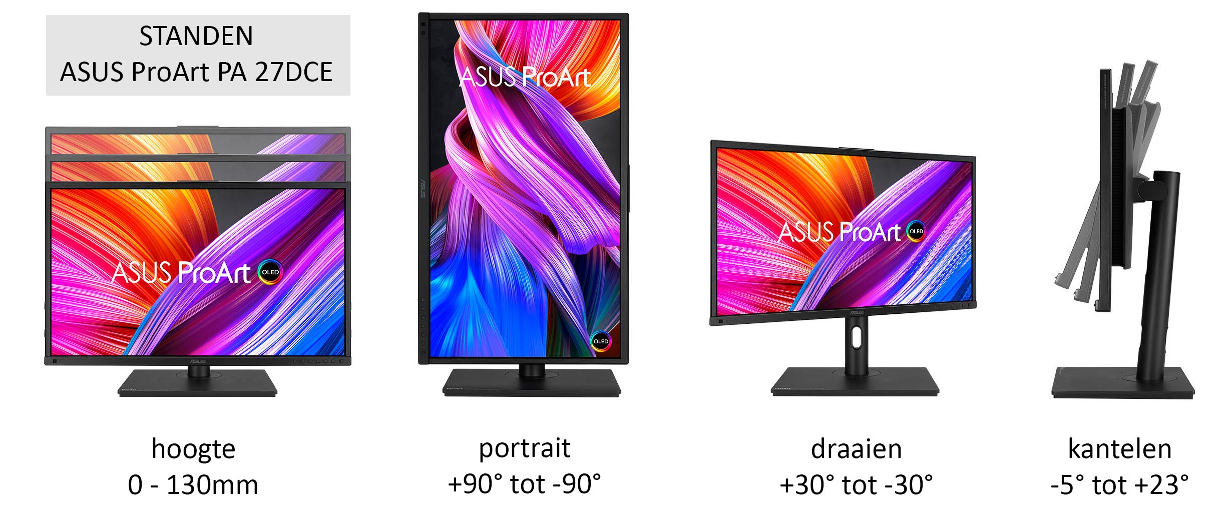 Asus ProArt PA27DCE-standen