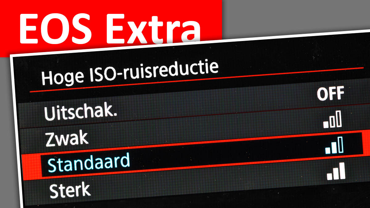 Hoge ISO-reductie visual