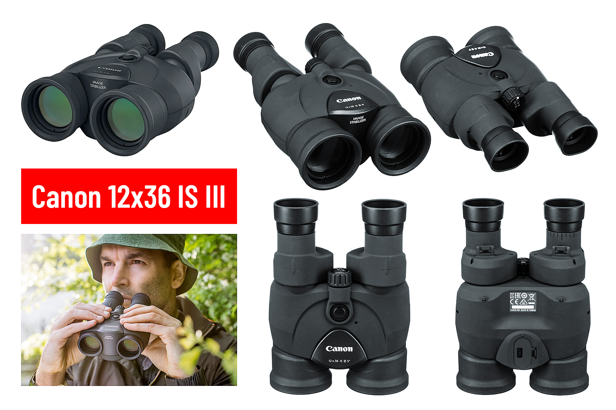 Canon 12x36 III IS product